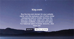 Desktop Screenshot of kizy.com